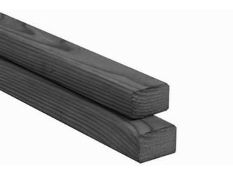 Türanschlagleiste 35x55mm Anthrazit 2,00m lang geh./gefast