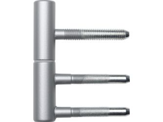 Türband 2-teilig, Silbergrau für Holzzargen, Ø15mm, mit Nylonhülse 2er Set