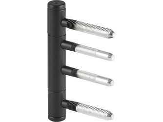 Türband für Holz-Futter- und Blockzarge 3-tlg., Schwarz matt, wartungsfrei