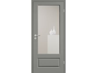 Zimmertür Lavagrau ähnlich RAL 7037 Elegance 04-Q LA GP Röhrenspan KK1 "Elegance"