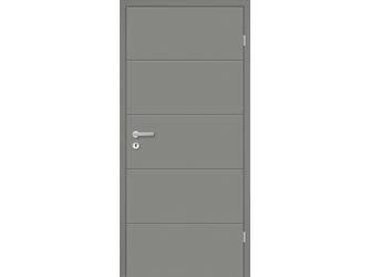 Zimmertür Lavagrau ähnlich RAL 7037 Mala 10 Röhrenspan KK1 "Mala"