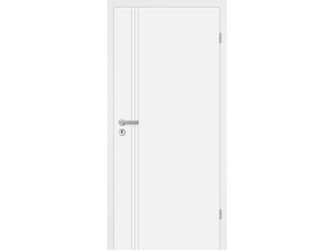 Zimmertür Polarweiß passend zu RAL 9003 und RAL 9016 Mala 16 Röhrenspan KK1 "Mala"