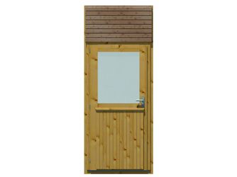 Türelement T11, Softline-Profil 102x250cm, Natur zu Modellreihe Linz Türelement T11, Softline-Profil 102x250cm, Natur zu Modellreihe Linz