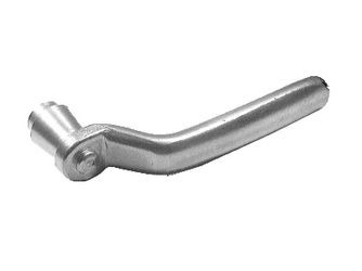 Türgriff, altdeut.ungehäm, verz.silbergr.einbrennl., rechts u.links verstellb.120mm Türgriff, altdeut.ungehäm, verz.silbergr.einbrennl., rechts u.links verstellb.120mm