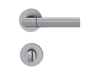 Türgriffgarnitur MONICA GK4 Rosetten rund Perla Silbermatt