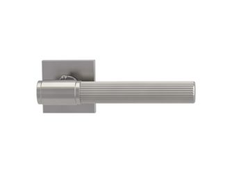 Türgriffgarnitur VAYA 136 ARIS Fast2Fix Rosetten eckig smart2lock R Samtgrau