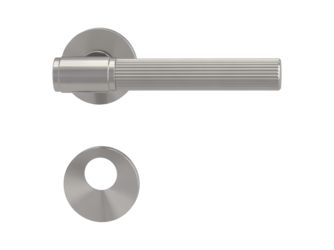 Türgriffgarnitur VAYA 136 ARIS Fast2Fix Rosetten rund Rundzylinder Samtgrau