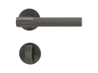 Türgriffgarnitur VAYA 136 ARIS Fast2Fix Rosetten rund WC Kaschmirgrau