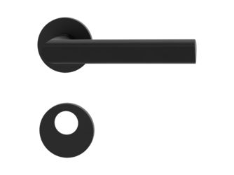 Türgriffgarnitur VAYA 137 TRI Fast2Fix GK3 Rosetten rund Rundzylinder Graphitschwarz