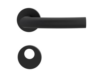 Türgriffgarnitur VAYA 178 LORITA Fast2Fix GK3 Rosetten rund Rundzylinder Graphitschwarz