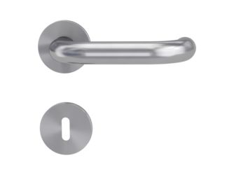 Türgriffgarnitur VAYA 183 ALESSIA Fast2Fix GK3 Rosetten rund Buntbart Edelst. ma.