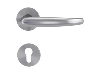 Türgriffgarnitur VAYA 194 ALDA Fast2Fix GK3 Rosetten rund Profilzylinder Edelst. ma.