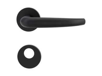 Türgriffgarnitur VAYA 194 ALDA Fast2Fix GK3 Rosetten rund Rundzylinder Graphitschwarz