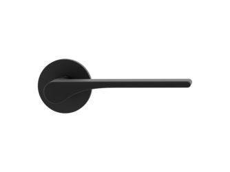 Türgriffgarnitur VAYA 261 LEAF LIGHT Fast2Fix Rosetten rund OS Graphitschwarz