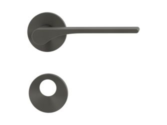 Türgriffgarnitur VAYA 261 LEAF LIGHT Fast2Fix Rosetten rund Rundzylinder Kaschmirgrau