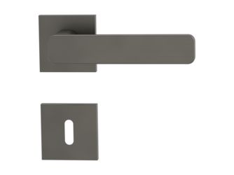 Türgriffgarnitur VAYA 265 MINIMAL MODERN Fast2Fix Rosetten eckig Buntbart Kaschmirgrau