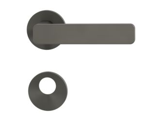 Türgriffgarnitur VAYA 265 MINIMAL MODERN Fast2Fix Rosetten rund Rundzylinder Kaschmirgrau