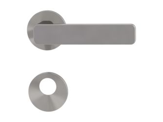 Türgriffgarnitur VAYA 265 MINIMAL MODERN Fast2Fix Rosetten rund Rundzylinder Samtgrau