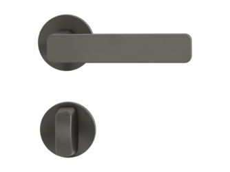 Türgriffgarnitur VAYA 265 MINIMAL MODERN Fast2Fix Rosetten rund WC Kaschmirgrau