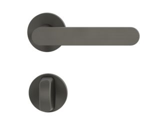 Türgriffgarnitur VAYA 291 AVUS Fast2Fix Rosetten rund WC Kaschmirgrau