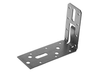 Türpfostensteckwinkel-Set für UA 75, inkl. 8 Schlagdübel, mit Kabeldurchlass