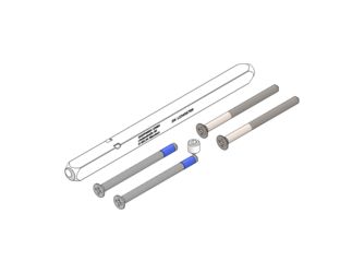 Türstärke Erweiterungsset 50-60mm fast2Fix Hohlstift 8mm L/R