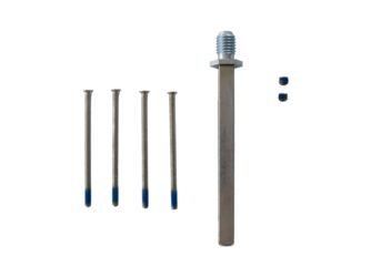 Türstärke Erweiterungsset 65-70mm Klipptechnik Voll- Wechselstift 9mm Edelst. ma. L/R