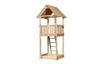Tabaluga Drachenturm mit Satteldach, natur