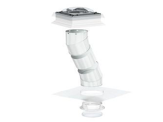 Tageslicht-Spot TCR 0K14 0010 für flache Dächer mit starrem Rohr