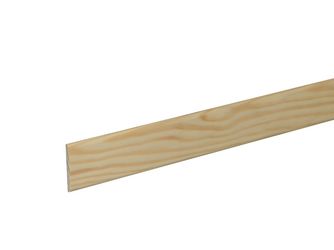 Tapetenleiste Fichte/Kiefer astrein roh