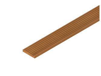 Terrassendiele Bangkirai einseitig genutet, einseitig glatt, Bangkirai - 25 x 145 mm