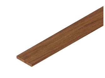 Terrassendiele Cumaru einseitig geschroppt, einseitig glatt, Cumaru - 21 x 145 mm