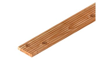 Terrassendiele Douglasie einseitig genutet, einseitig geriffelt, Douglasie - 27 x 143 mm
