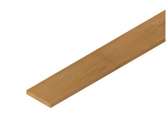 Terrassendiele Garapa einseitig geschroppt, einseitig glatt, Garapa - 21 x 145 mm