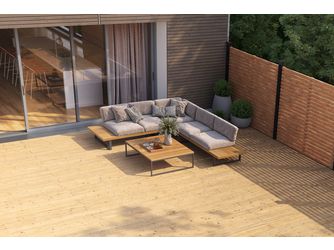 Terrassendiele Neo-Deck Vollprofil Eiche rustikal Dekor
