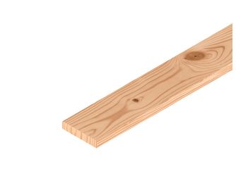 Terrassendiele kanadische Douglasie einseitig gebürstet, einseitig glatt - 27 x 143 mm