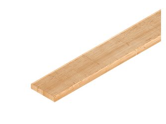 Terrassendiele kanadische Lärche beidseitig geriffelt - 27 x 143 mm