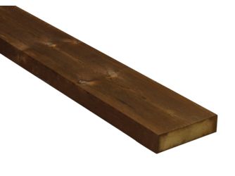 Terrassendiele Kiefer Kebony® einseitig glatt - 28 x 120 mm