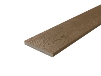 Terrassendiele RMC massiv Ebony Grey einseitig Holzstruktur - 32 x 176 mm
