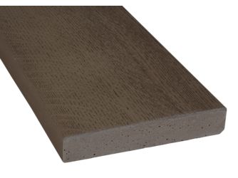 Terrassendiele RMC massiv Ebony Grey einseitig Holzstruktur - 32 x 126 mm