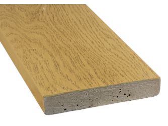 Terrassendiele RMC massiv Golden Oak einseitig Holzstruktur - 32 x 126 mm