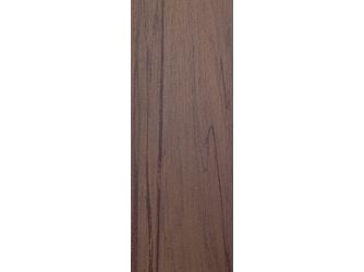 Terrassendiele WPC massiv nussbraun einseitig Holzstruktur, Clipmontage Nut, TERRACON® PRO - 24 x 136 mm