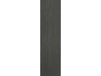 Terrassendiele WPC massiv Dark Grey einseitig Holzstruktur, einseitig glatt, Premium - 22,5 x 138 mm
