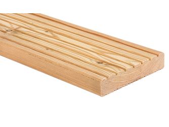 Terrassendiele europäische Lärche genutet/geriffelt