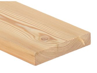 Terrassendiele kanadische Lärche einseitig gebürstet