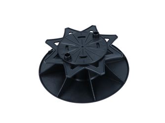 Terrassenerhöhung einstelb. 35-55mm Schwarz