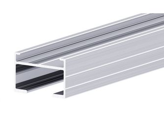 Terrassenmeister Alu-Schiene für Unterkonstruktion, pressblank, 4m