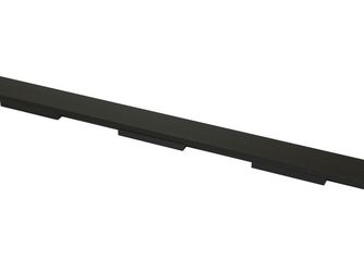 Terrassenmeister Schiene flach EPDM Abmessung Länge 2400 mm Breite 55 mm Höhe 20 mm