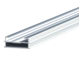 Terrassenmeister Alu-Systems flach 2,4m pressblank, 2,4m
