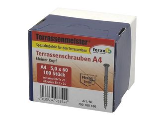 Terrassenschr. A4, 5,0x60, 100 Stück VE 100 Stück/Packung